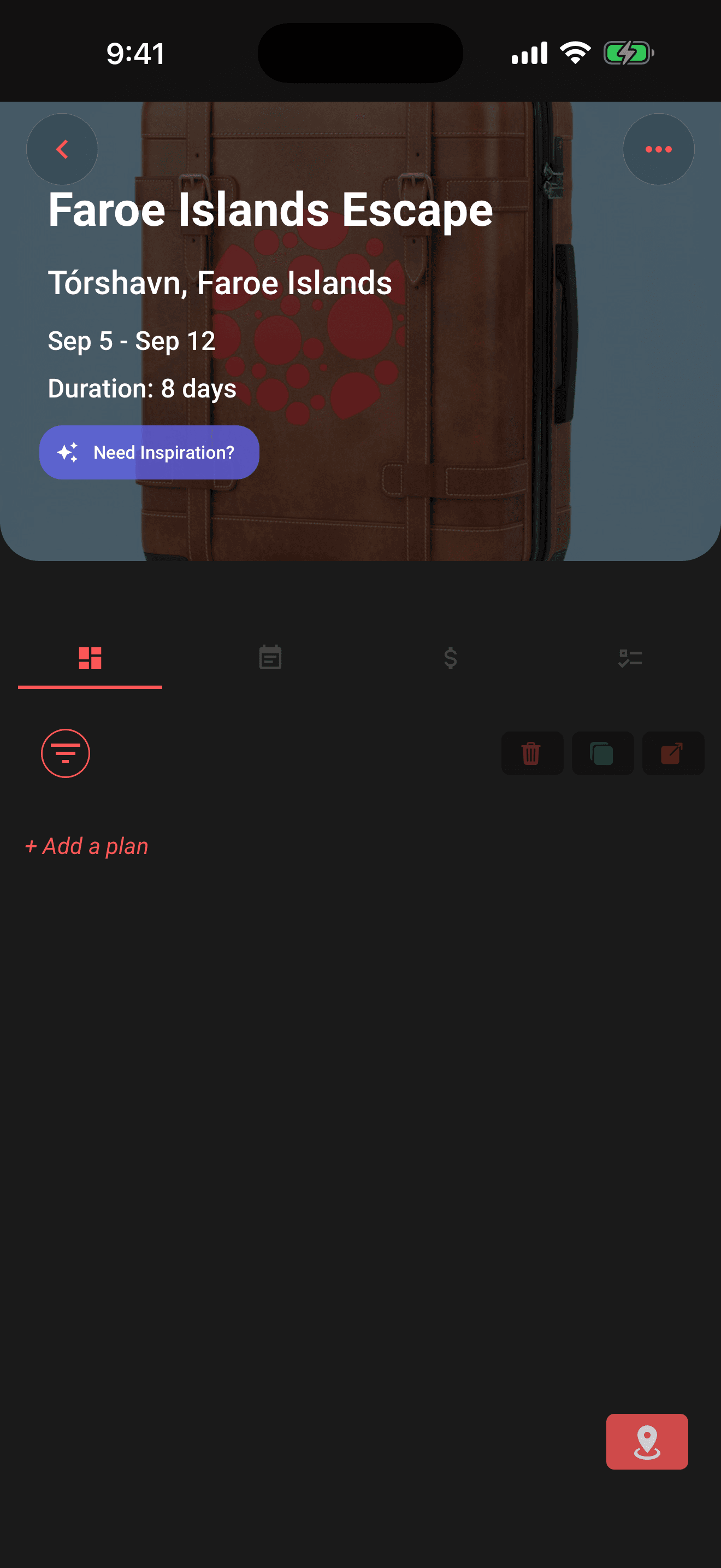 The default trip image, shown when no destination photo is available