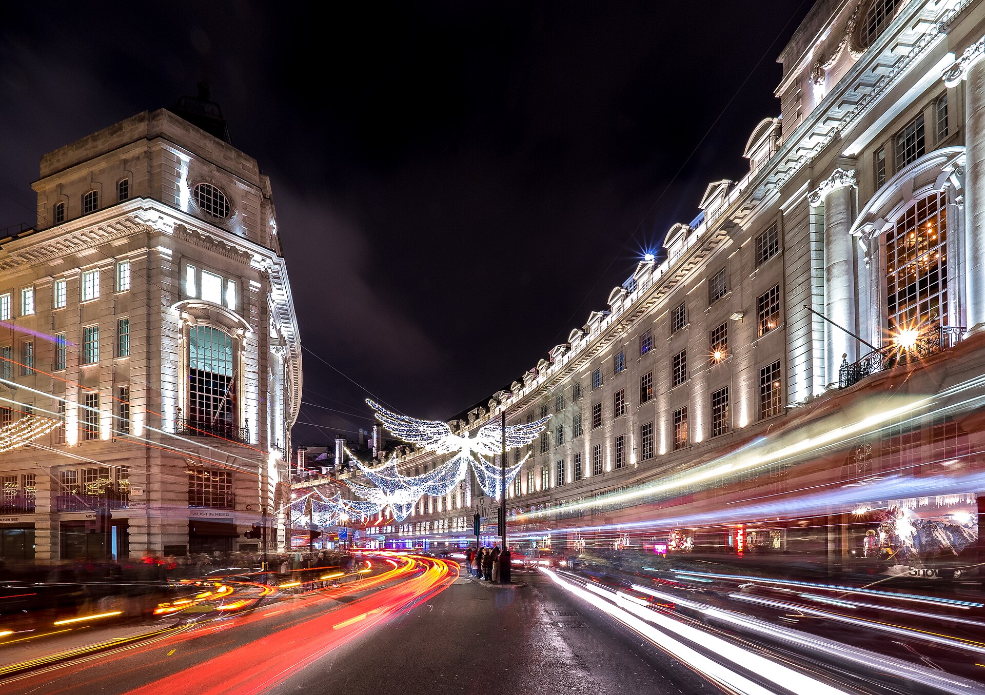 Christmas Lights in Regent Street, London, December 2016.jpg