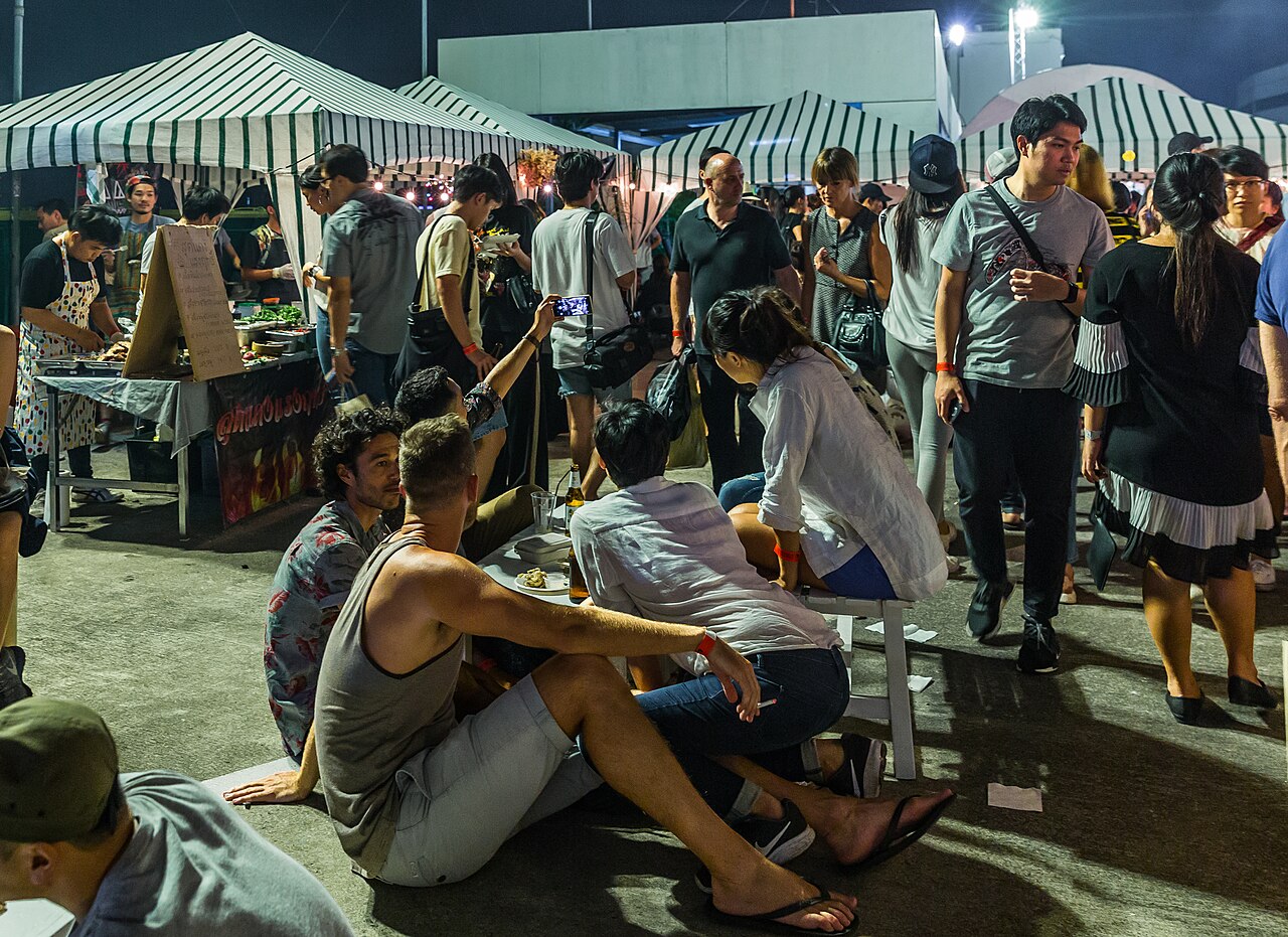 4Y1A1378 Night market in Bangkok