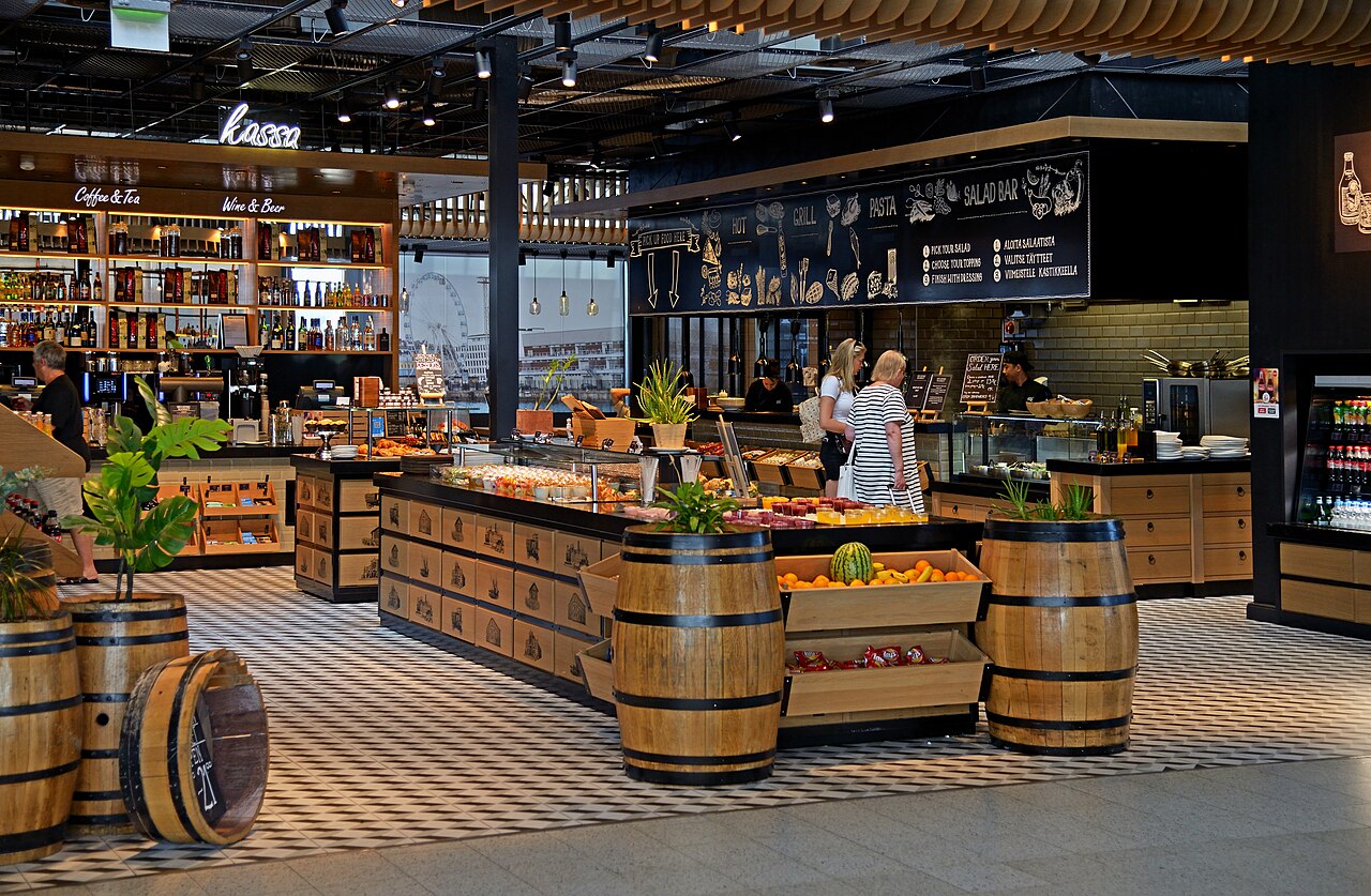 Interior of Helsinki Airport Vantaa