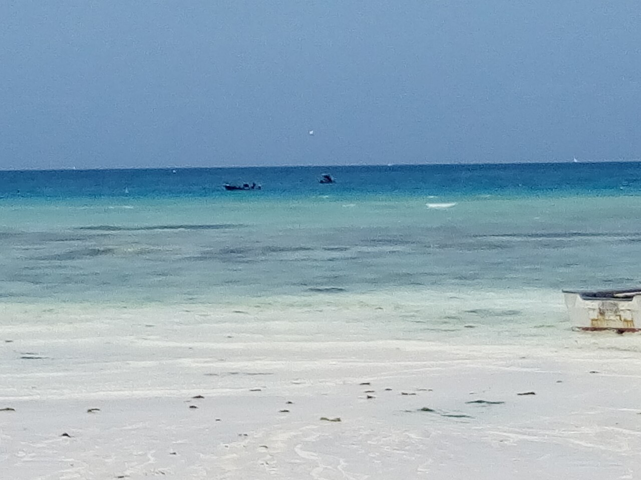 White sandy beach at Nungwi, Zanzibar